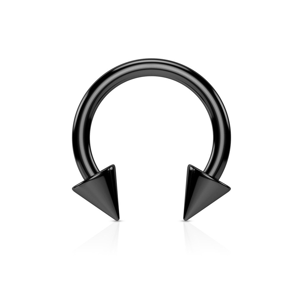 Hufeisenring 1,6 x 12 mm schwarz