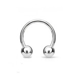 1 mm Hufeisenring aus Chirurgenstahl