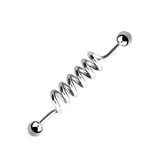 ndustrial Piercing Spirale – 38 mm Chirurgenstahl