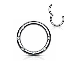 1,2 x 8 mm Nasenpiercing Septum