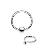 1,2 mm Lippenpiercing mitte Ring