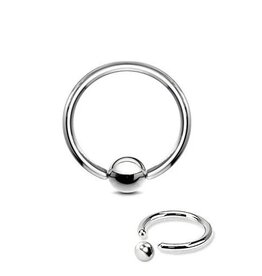 Lippenpiercing mitte Ring