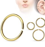 Seamless Ring Septum Gold