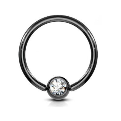 1,2 mm Septum Ring schwarz kaufen