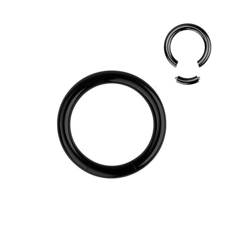1,2 mm Segmentring schwarz - 3 Größen