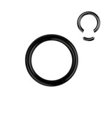 1,2 mm Segmentring schwarz - 3 Größen
