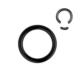 1,2 x 8 | 10 mm Segmentring schwarz