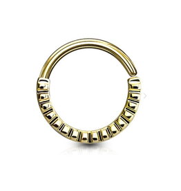1,2 x 10 mm Septumring gold-färbig