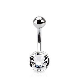 8 | 10 | 12 mm Bauchnabelpiercing  Kristall
