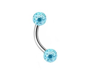 Piercing Kugel Mit Kristall | Ersatzschraubkugeln 1,2 + 1,6mm
