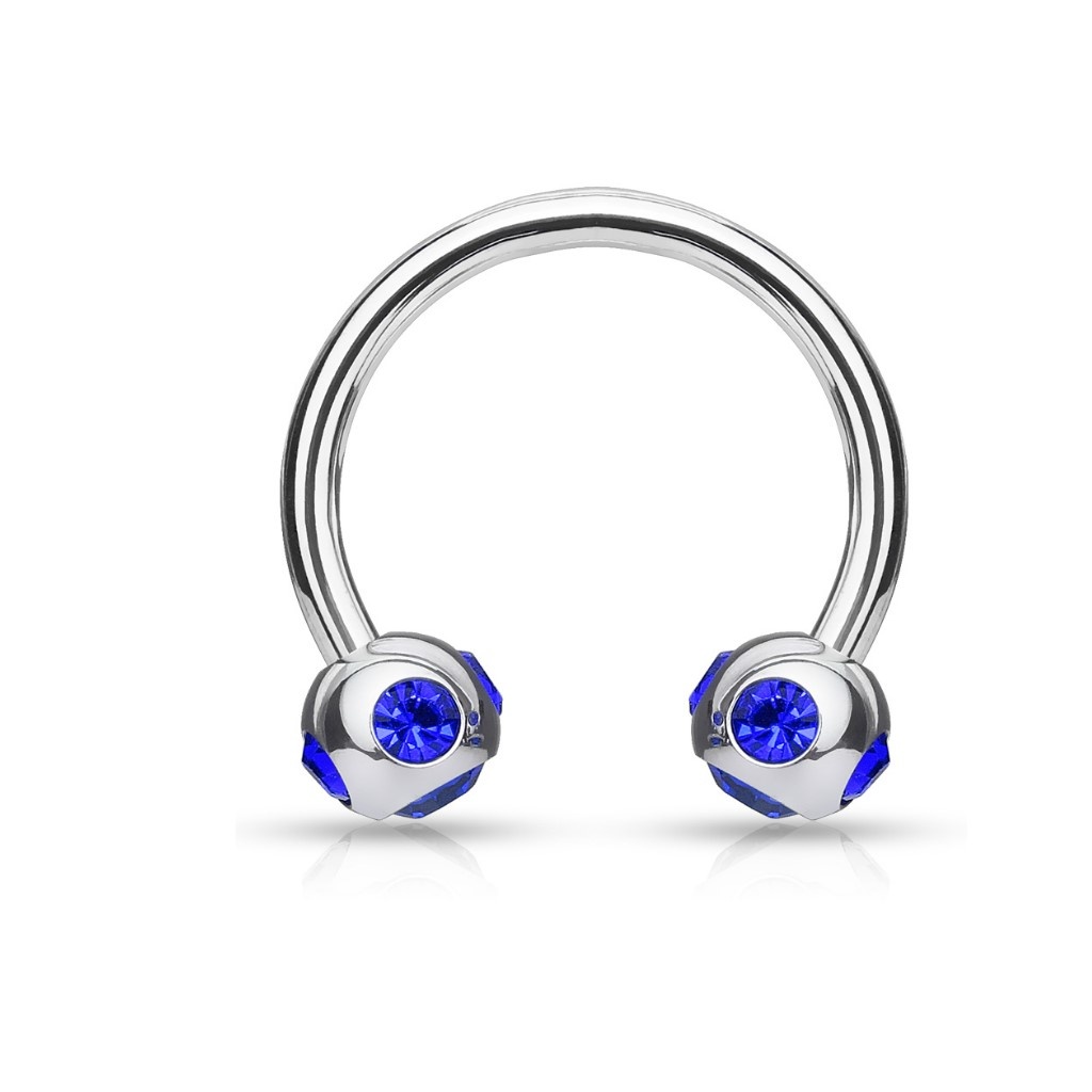 1,2 x 10 Hufeisenring Blau