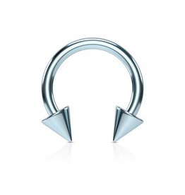 1,2 mm Piercingring eloxiert