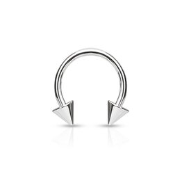 Piercingring mit Spitzen