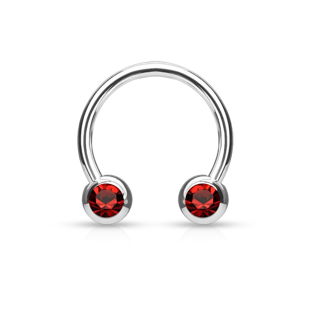 1,6 x 12 mm Hufeisenring Rot