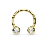Intimpiercing Ring Gold 1,6 x 12 mm