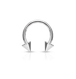 1,6 mm Piercingring mit Kegeln
