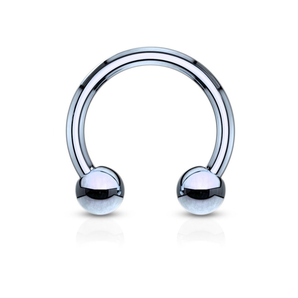 1,6 mm Hufeisenring Blau