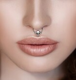 1,6 mm Hufeisenring Totenkopf