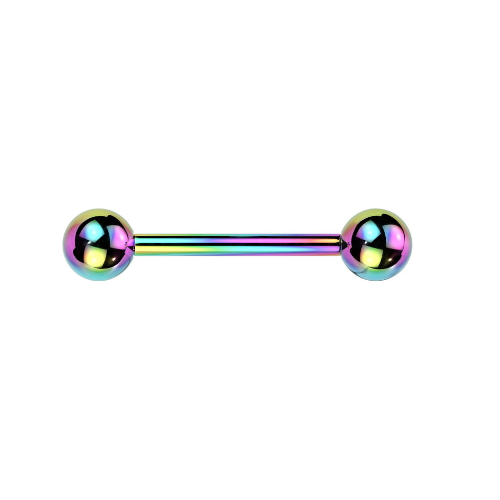 Zungenpiercing Multicolor – 16 mm | PVD-beschichtet