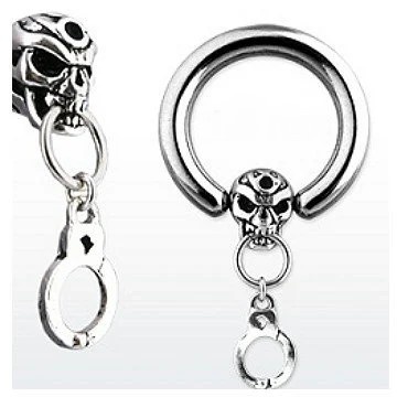 1,6 mm Skull Piercing Ring