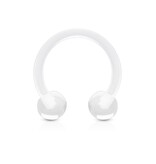 Kunststoff Piercingring 1,6 mm - clear