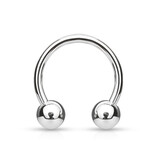 1,2 mm Hufeisenring Titanium