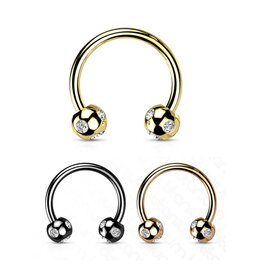 1,2 x 10 mm Hufeisenring Titan