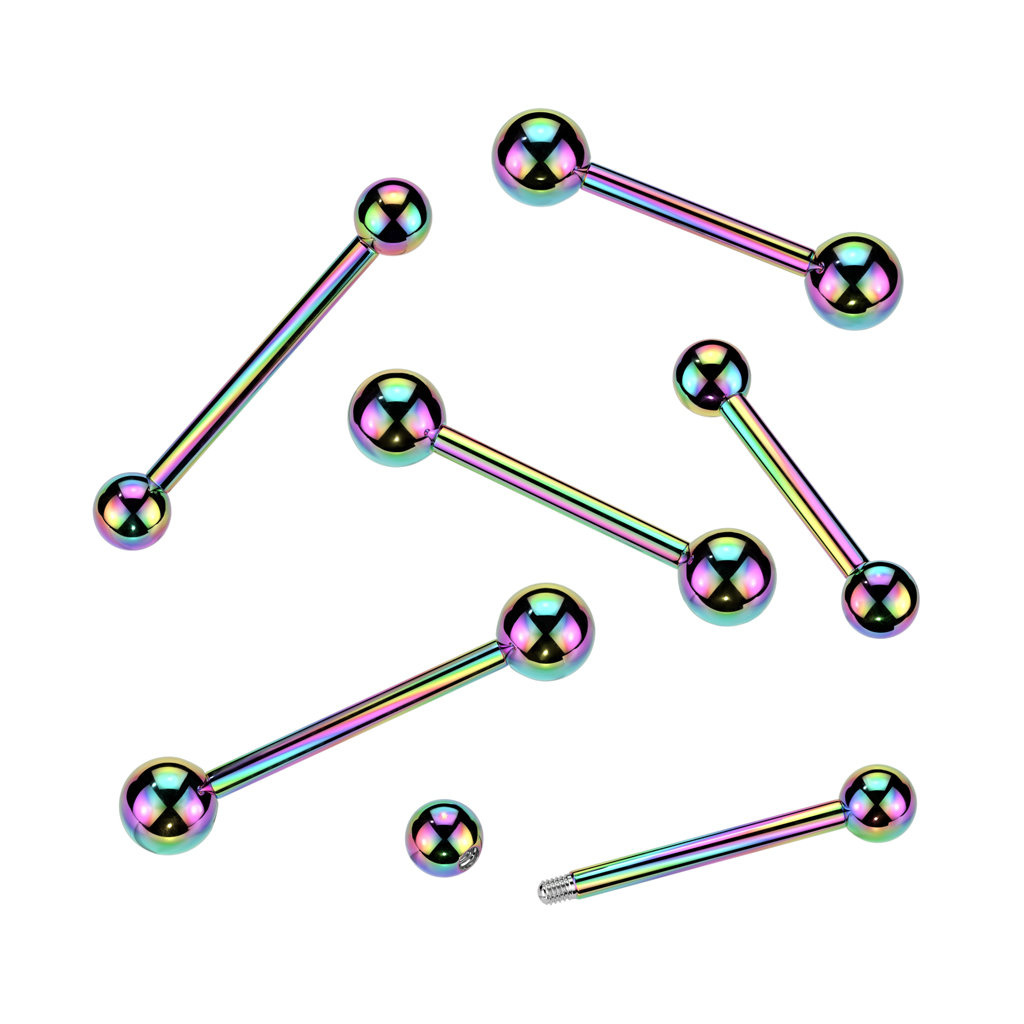 Nippelpiercing Multicolor | 12 bis 16mm