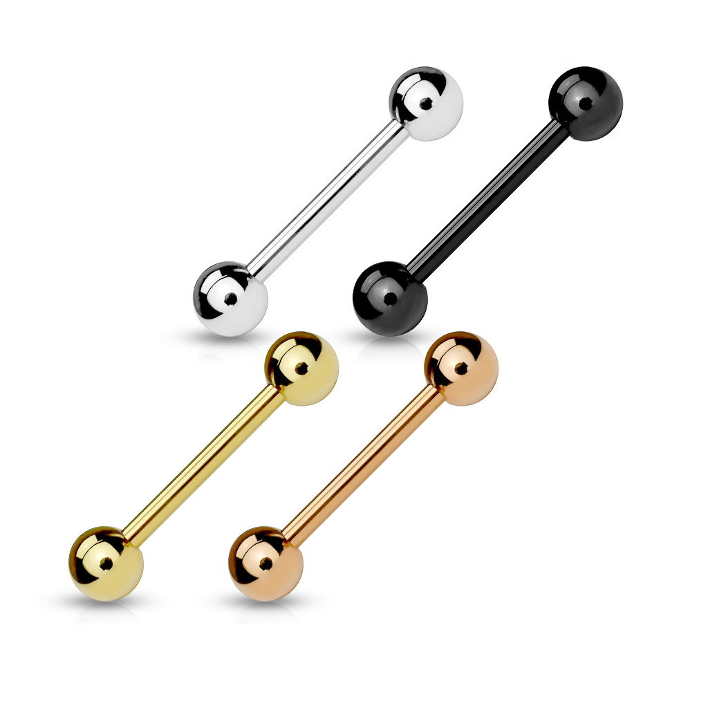 4er Set Barbells 1,6 mm aus Chirurgenstahl