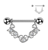 Brustschild mit Kristall Steinchen