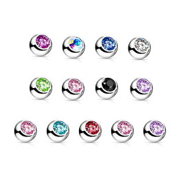 1,2 x 3 mm Piercing Kugel