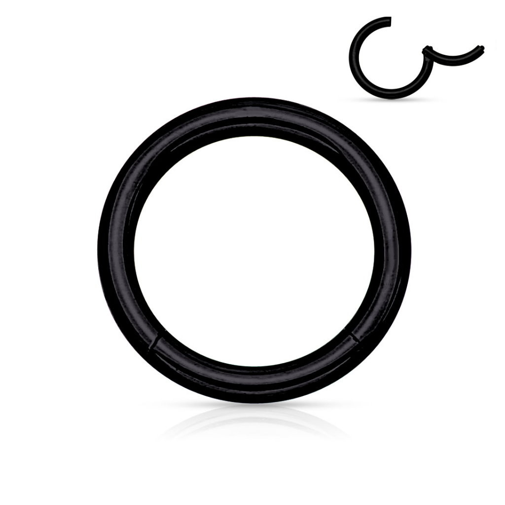 0,8 mm Clickerring schwarz