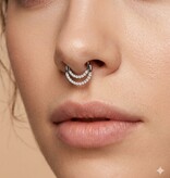 Septum Piercing Clicker 2reihig