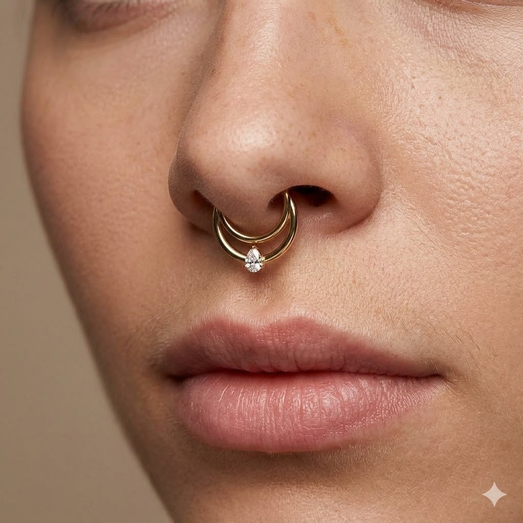 Septum Clicker mit Zirkonia