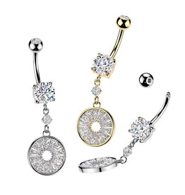Elegantes Nabelpiercing