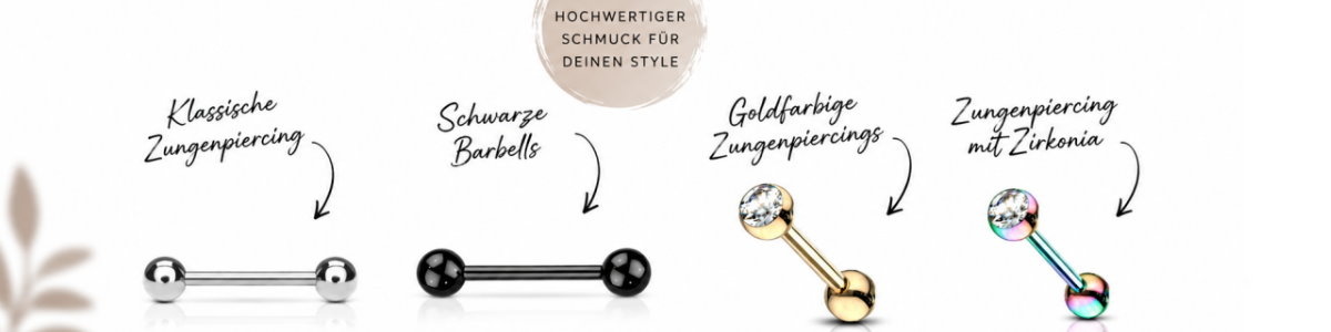 Zungenpiercing Arten