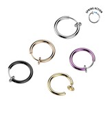 Fake Piercing  Ring für Nase und Lippe