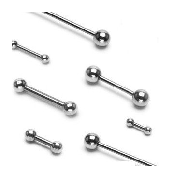 1,6 mm Titan Barbell mit Kugeln – ASTM F136