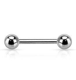 1,6 mm Titan Barbell mit Kugeln – ASTM F136 | 8–18 mm | 3 & 4 mm Kugeln