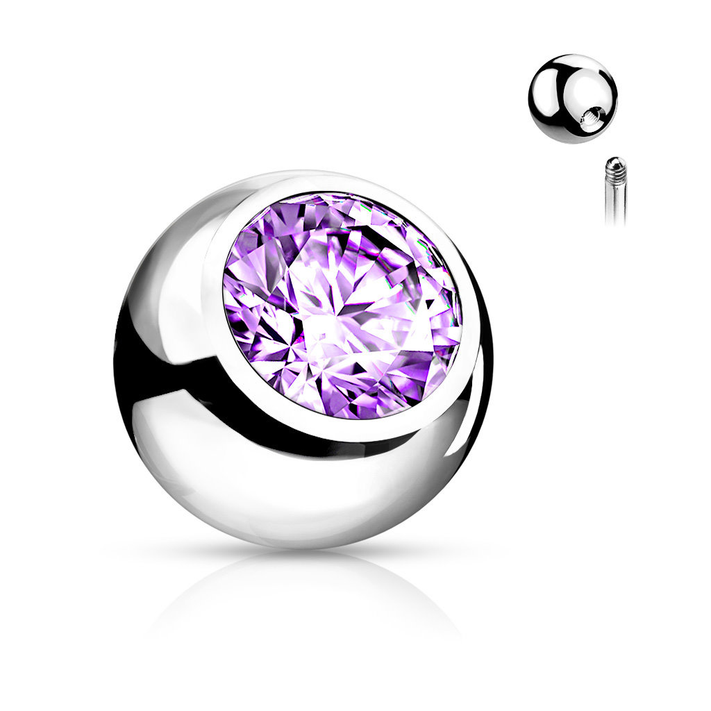 1,6 x 5 mm Piercing Kugel – 11 Farben | Ersatzkugel