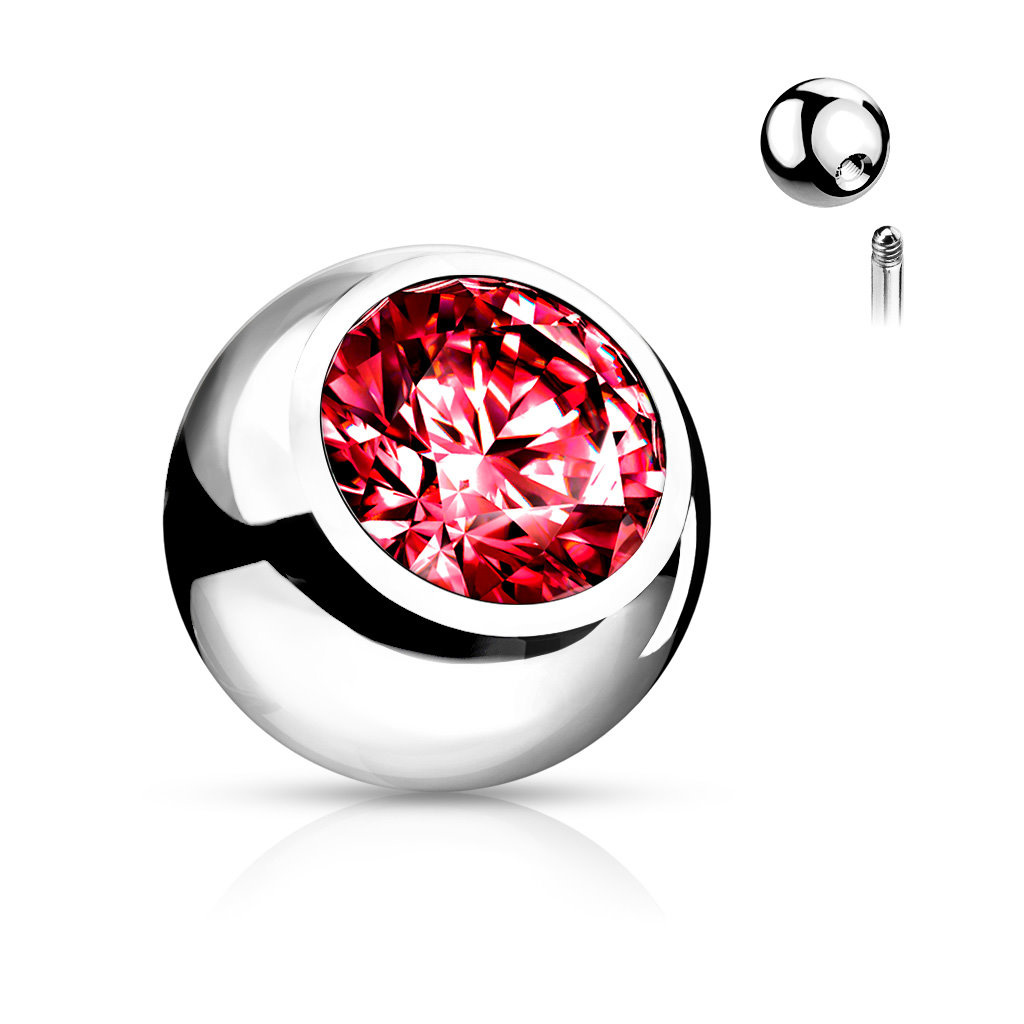 1,6 x 5 mm Piercing Kugel – 11 Farben | Ersatzkugel