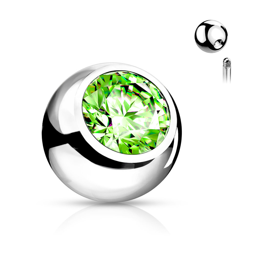 1,6 x 5 mm Piercing Kugel – 11 Farben | Ersatzkugel