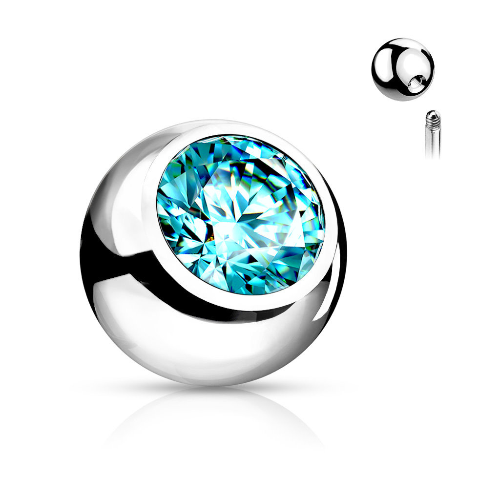 1,6 x 5 mm Piercing Kugel – 11 Farben | Ersatzkugel