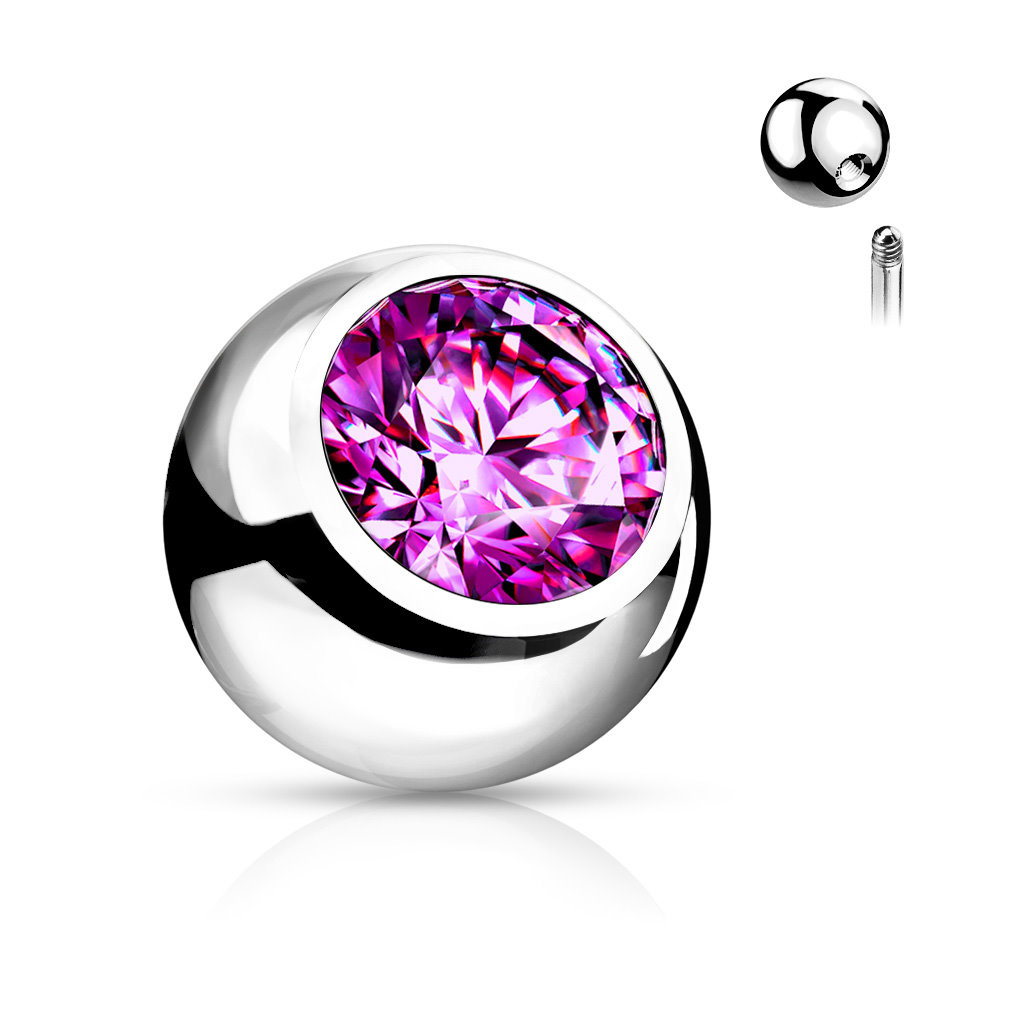 1,6 x 5 mm Piercing Kugel – 11 Farben | Ersatzkugel