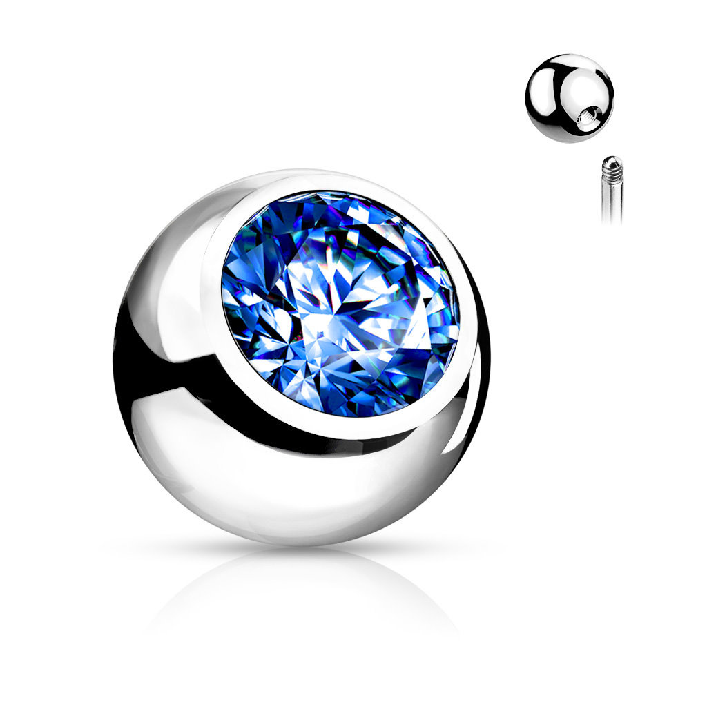 1,6 x 5 mm Piercing Kugel – 11 Farben | Ersatzkugel