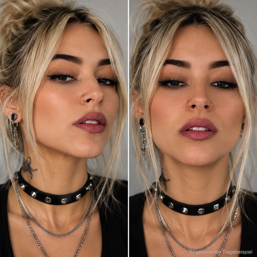Nasenring Roségold – Clicker - 6, 8 & 10 mm
