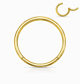 0,8 x 6 | 8 | 10 mm Nasenring Gold