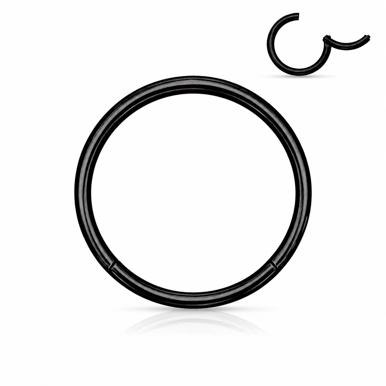 0,8 mm Clickerring schwarz