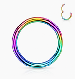 Nasenring 1mm  mit Clickverschluss