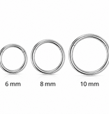 1 mm Nasenring mit Klappverschluss